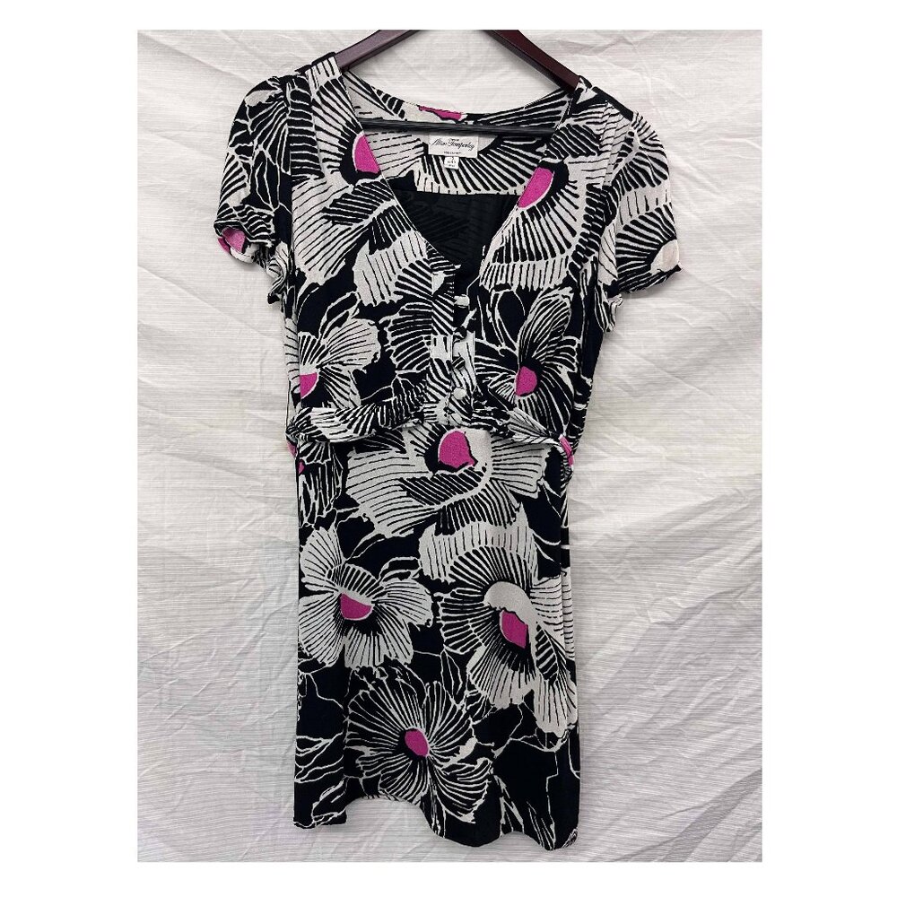 Alice Temperley Target Black White Pink Print Dress 13